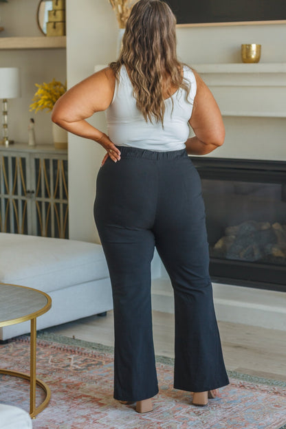 Ring My Bell Pintuck Bell Bottom Pants (Online Exclusive) - Uptown Boutique Ramona