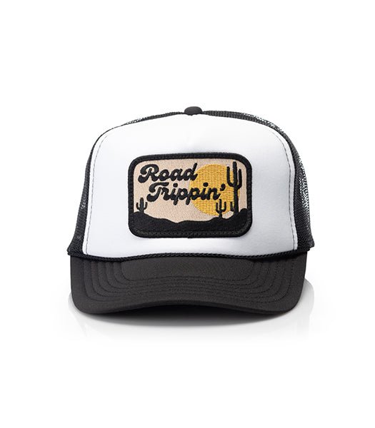 Road Trippin' Patch Trucker Hat - Uptown Boutique Ramona