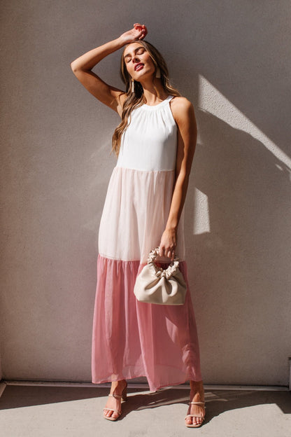 Rosè Maxi Dress (Online Exclusive) - Uptown Boutique Ramona