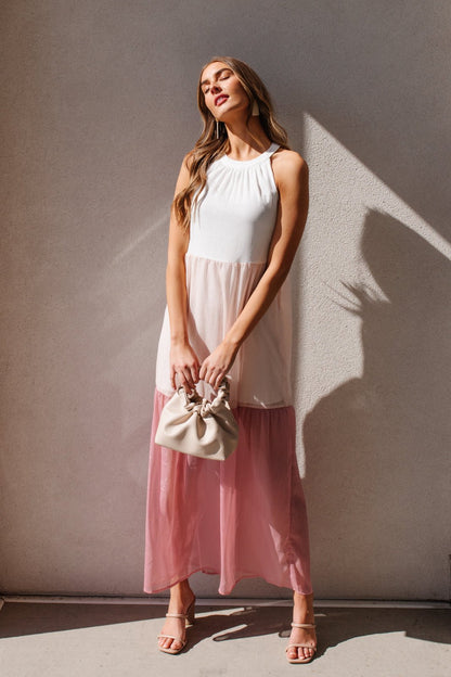 Rosè Maxi Dress (Online Exclusive) - Uptown Boutique Ramona