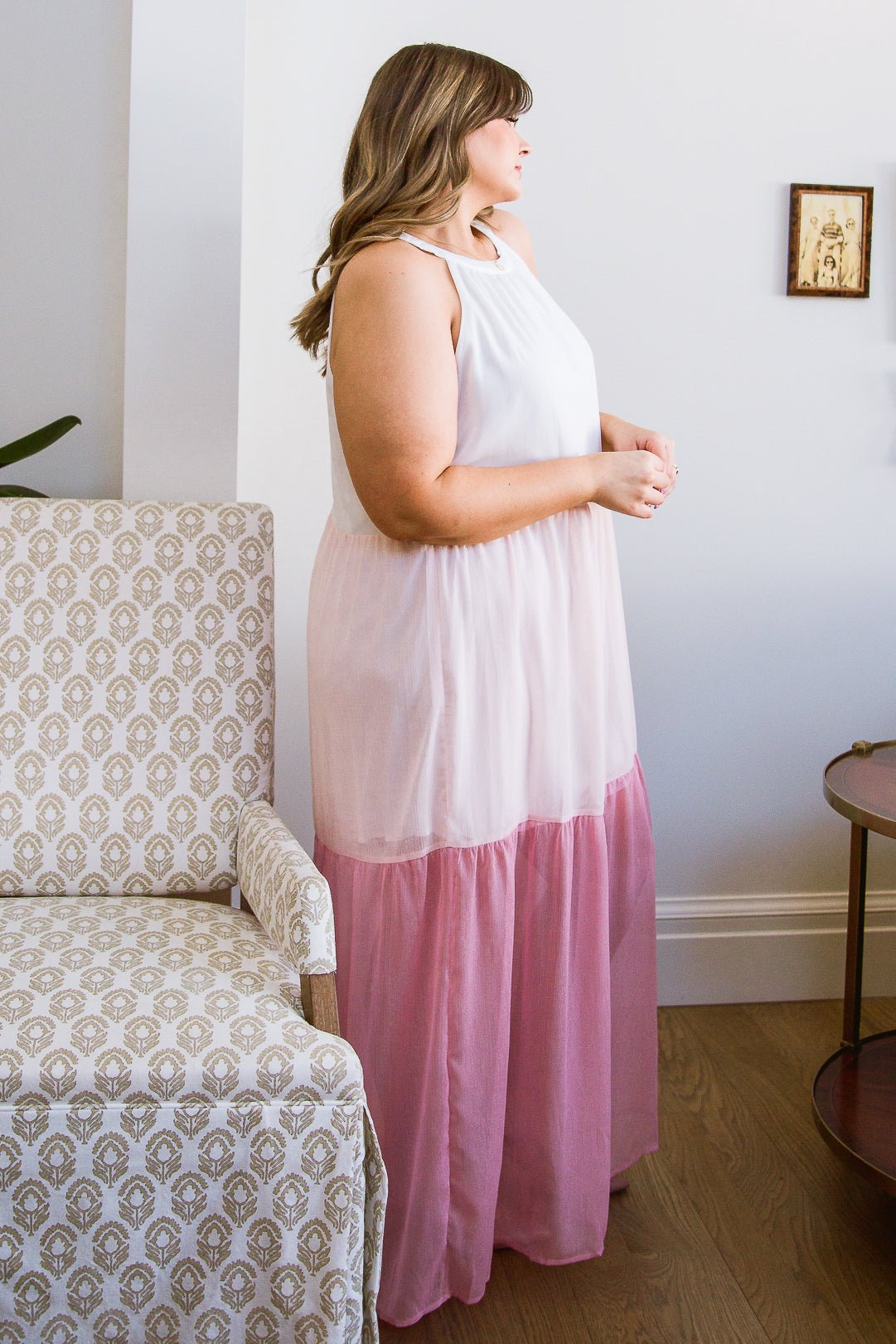 Rosè Maxi Dress (Online Exclusive) - Uptown Boutique Ramona