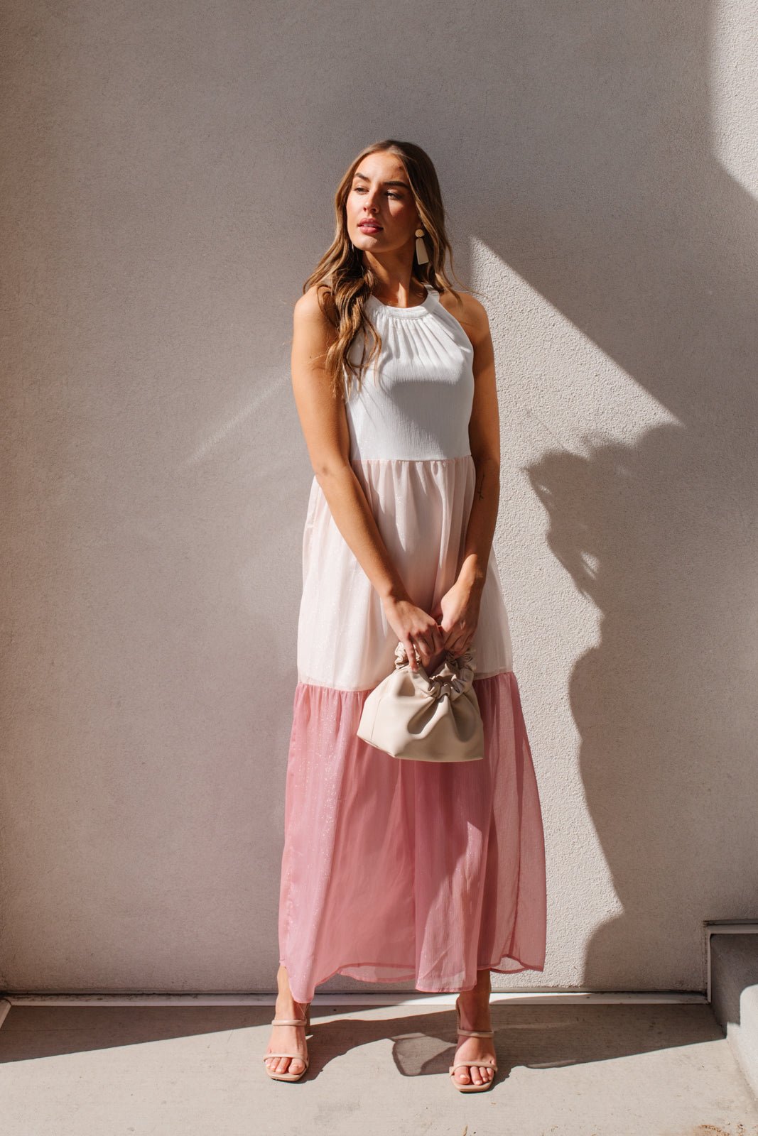 Rosè Maxi Dress (Online Exclusive) - Uptown Boutique Ramona