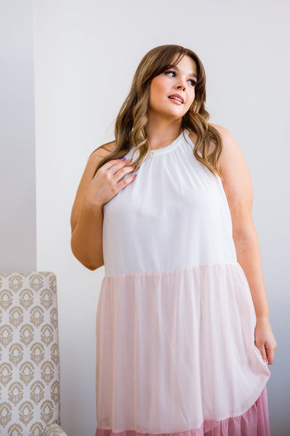 Rosè Maxi Dress (Online Exclusive) - Uptown Boutique Ramona