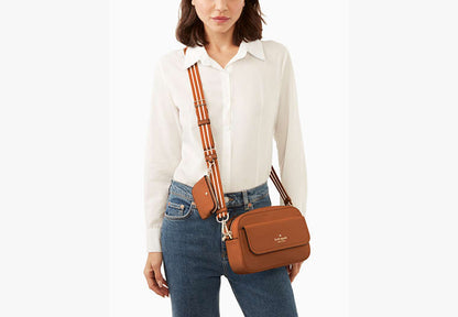 Rosie Pebbled Leather Flap Camera Bag - Uptown Boutique Ramona