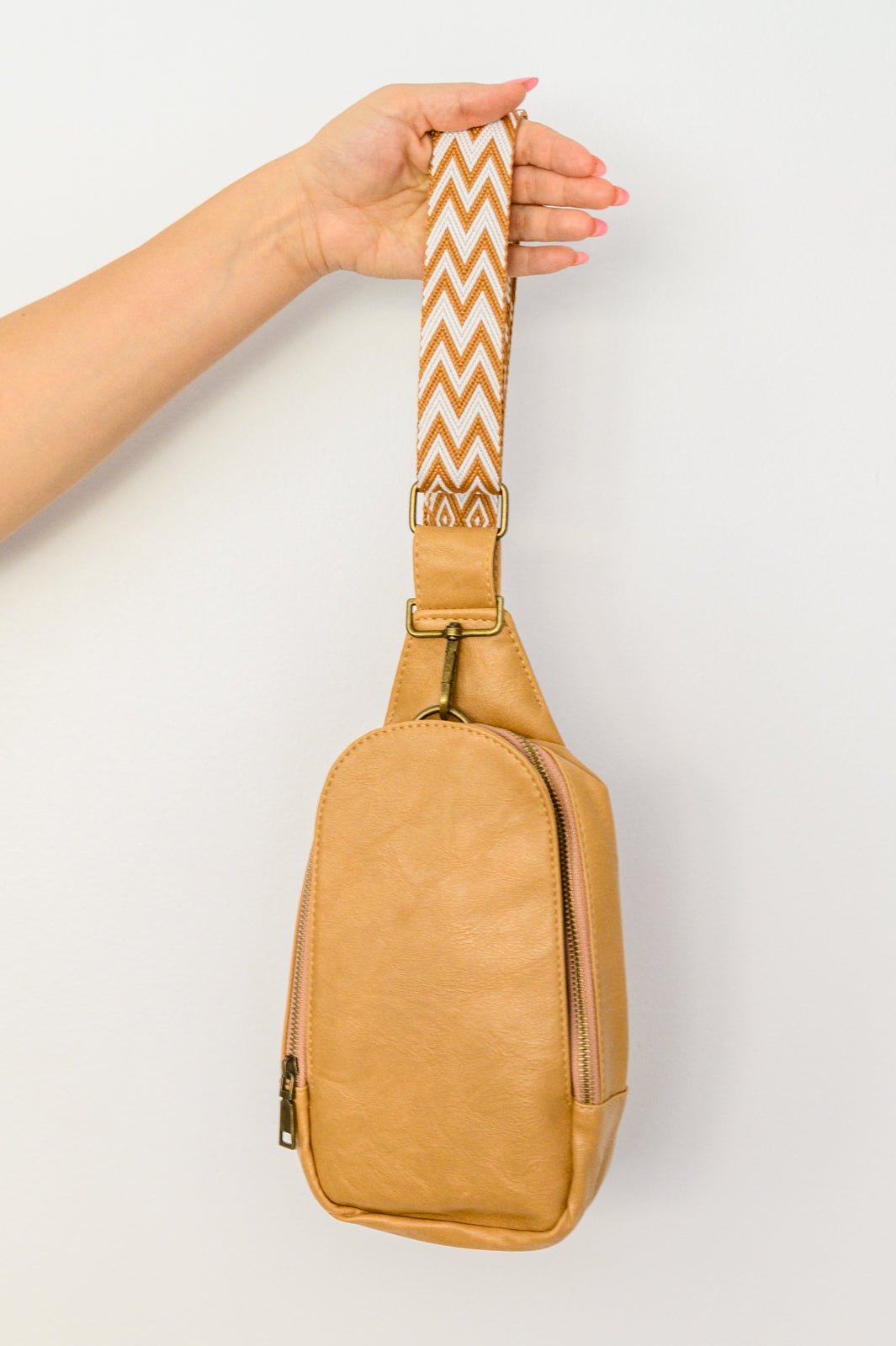 Rowan Sling Bag In Camel (Online Exclusive) - Uptown Boutique Ramona