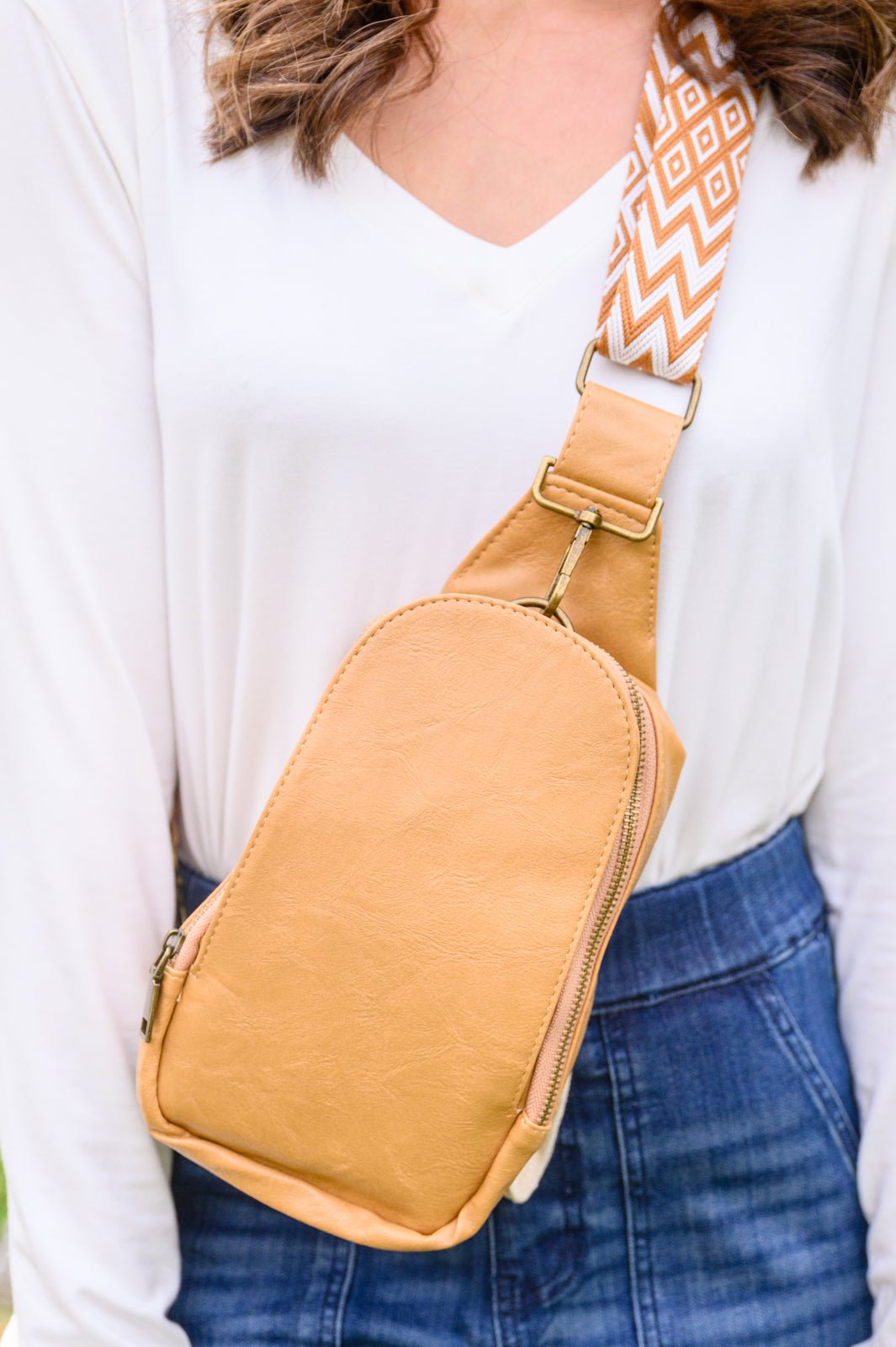 Rowan Sling Bag In Camel (Online Exclusive) - Uptown Boutique Ramona