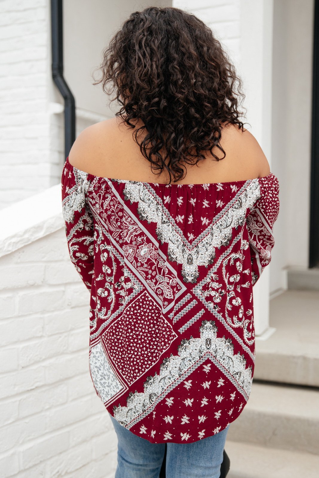 Runaway Top in Burgundy (Online Exclusive) - Uptown Boutique Ramona