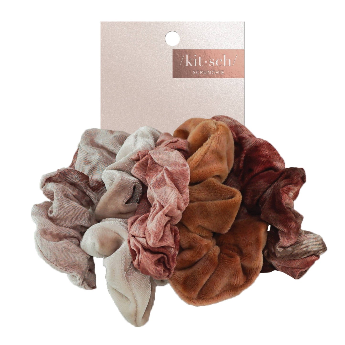 Rust Tie Dye Scrunchies - Uptown Boutique Ramona