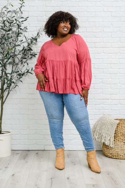 Sassy Swing Tiered Top (Online Exclusive) - Uptown Boutique Ramona