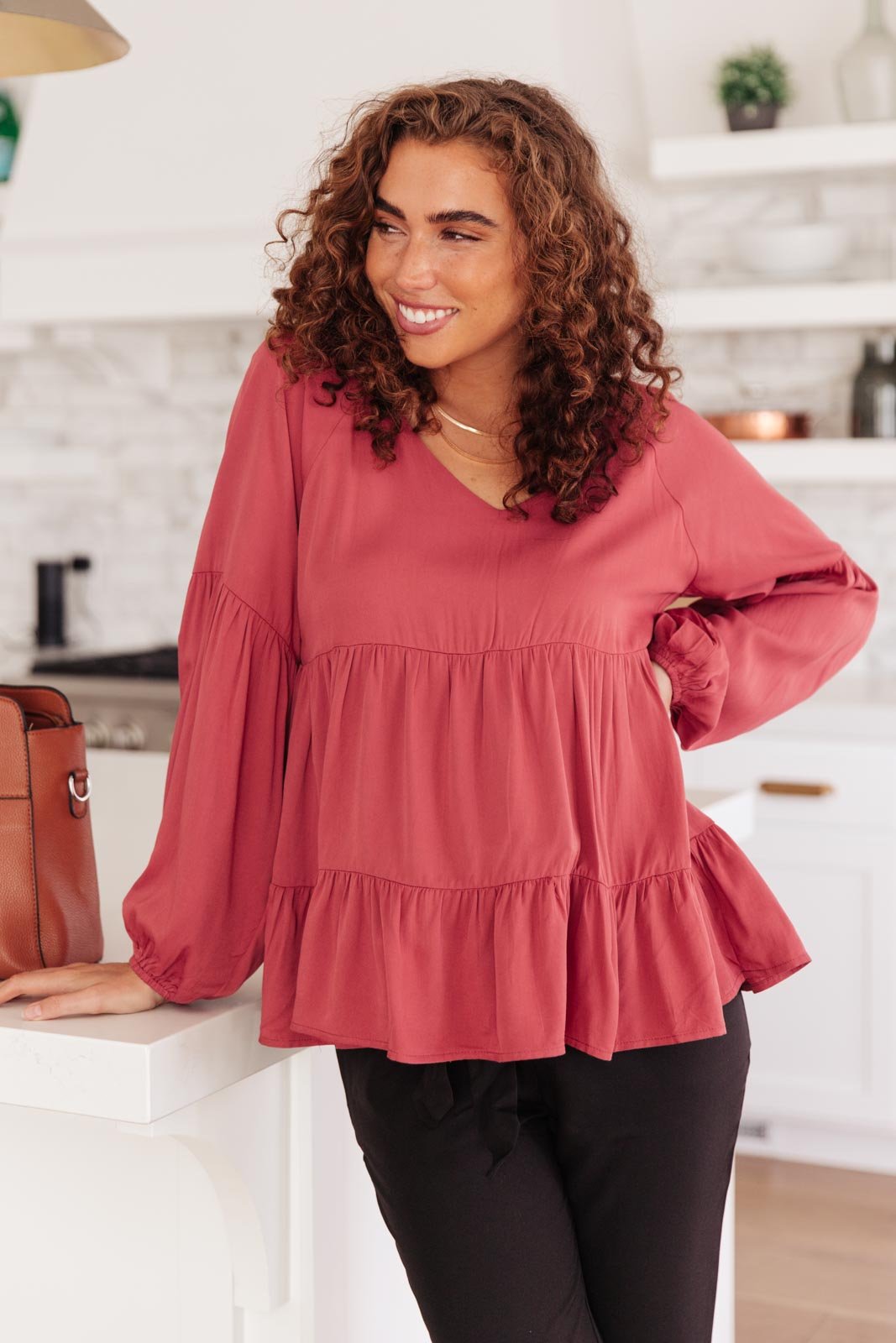 Sassy Swing Tiered Top (Online Exclusive) - Uptown Boutique Ramona