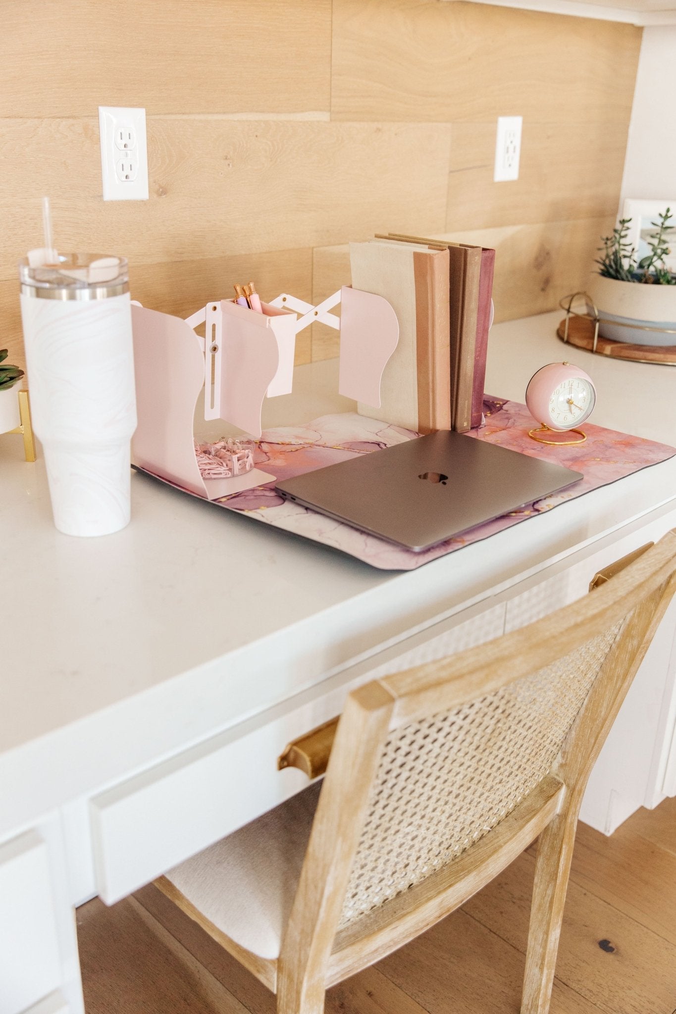 Say No More Luxury desk pad in Pink Marble (Online Exclusive) - Uptown Boutique Ramona