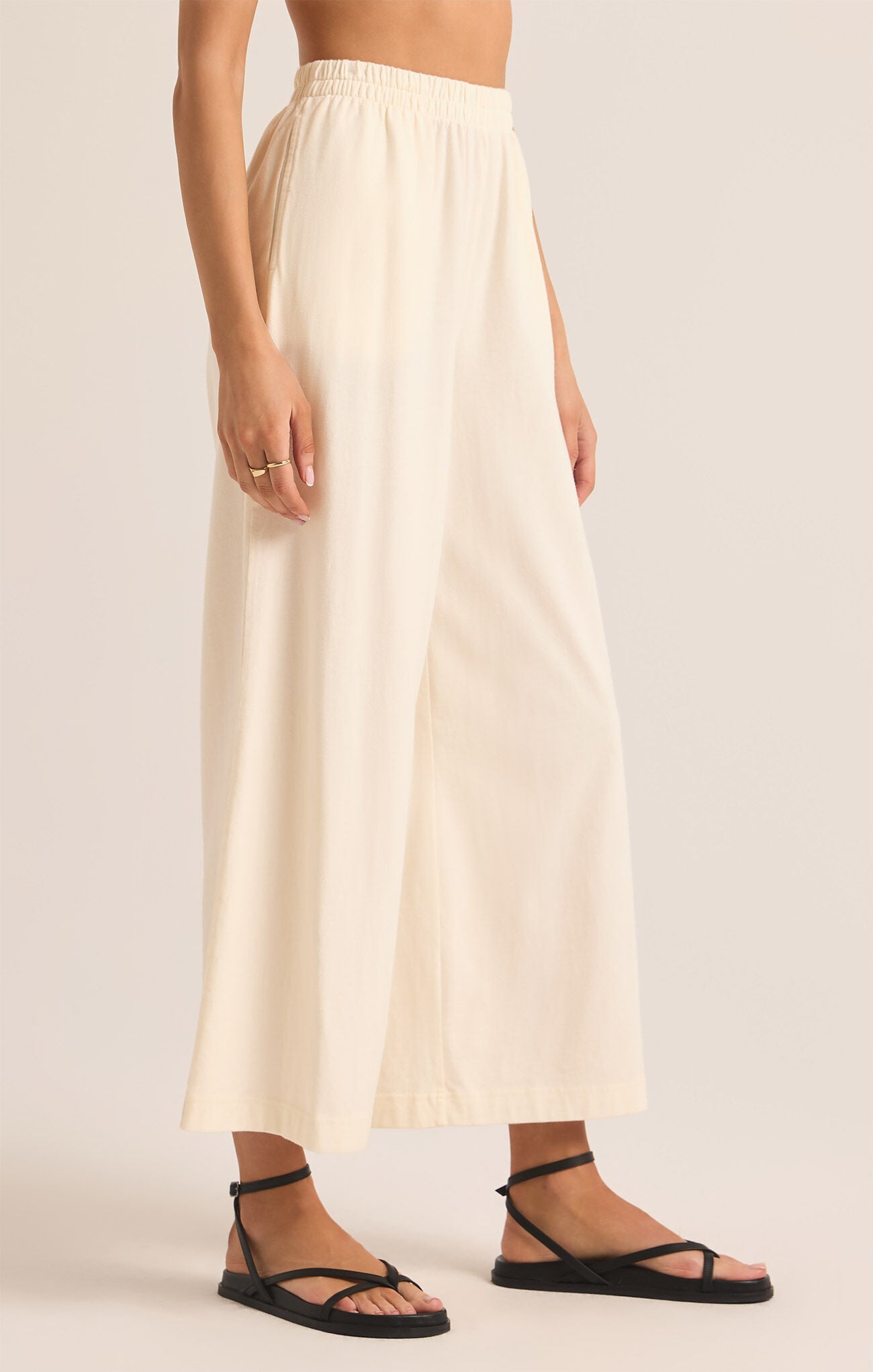 SCOUT JERSEY FLARE PANT - Uptown Boutique Ramona