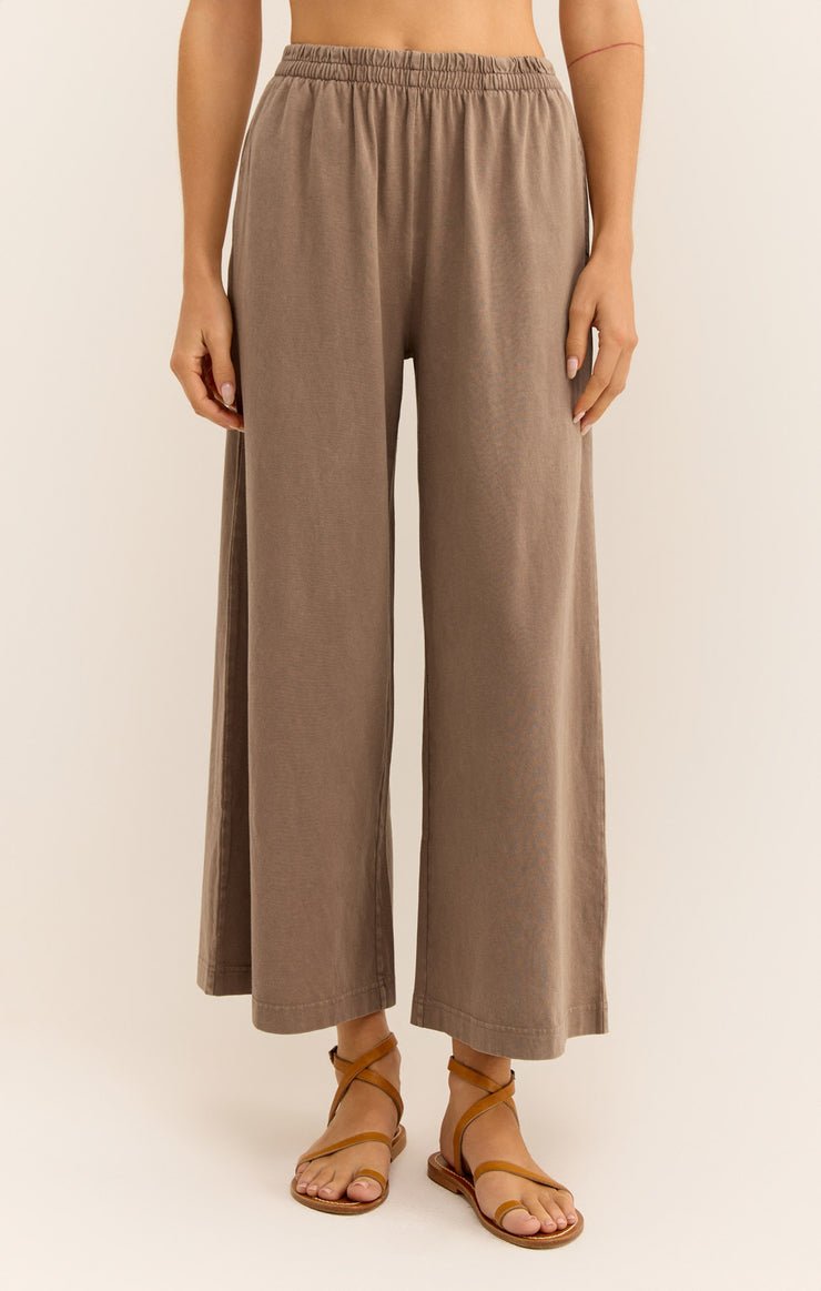 SCOUT JERSEY FLARE PANT - Uptown Boutique Ramona