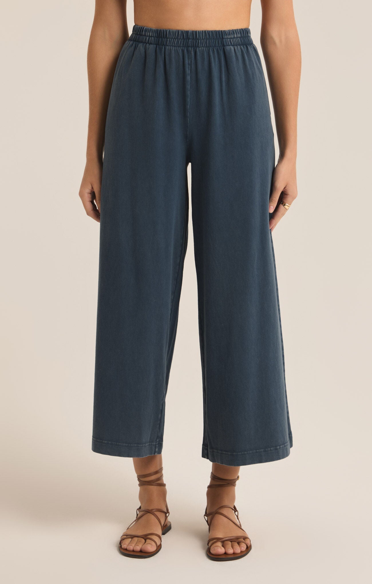 SCOUT JERSEY FLARE PANT - Uptown Boutique Ramona