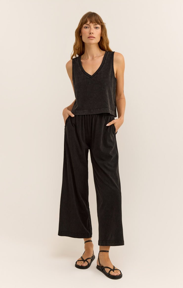 SCOUT JERSEY FLARE PANT - Uptown Boutique Ramona