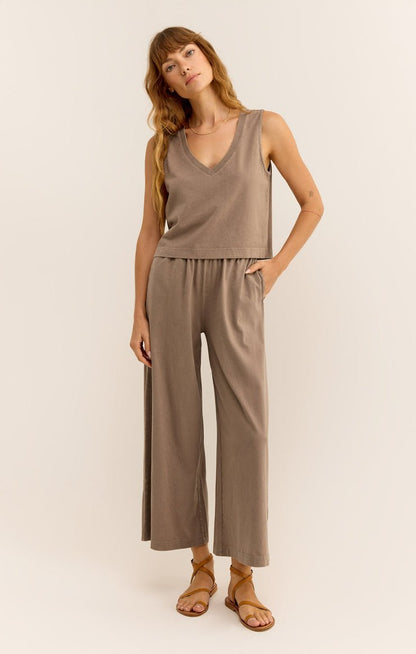 SCOUT JERSEY FLARE PANT - Uptown Boutique Ramona