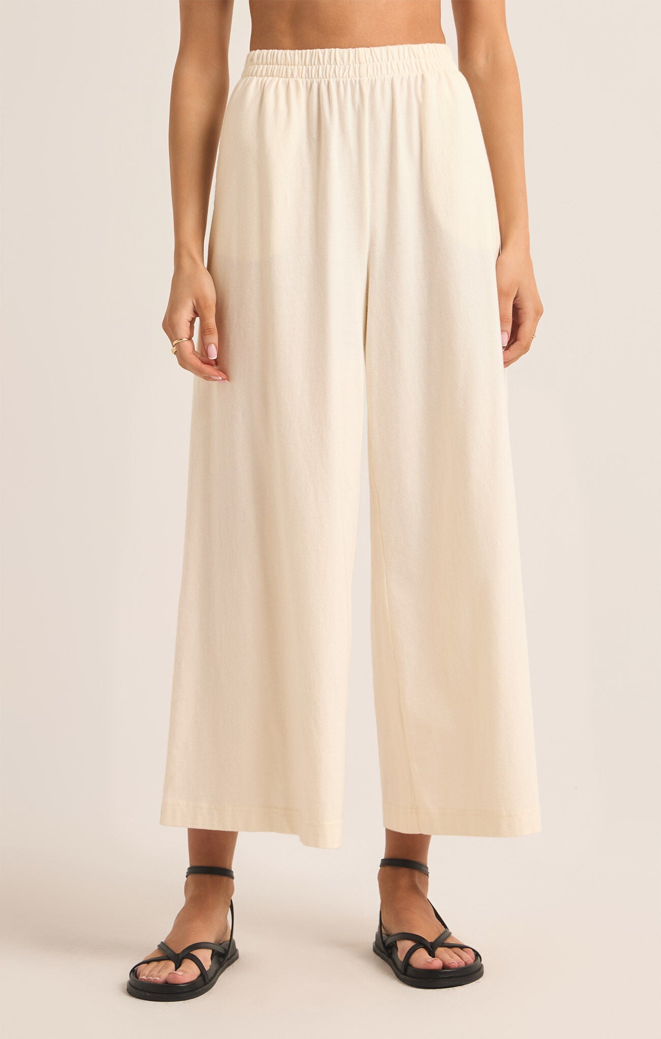 SCOUT JERSEY FLARE PANT - Uptown Boutique Ramona