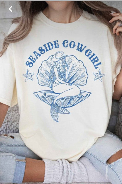 Seaside Cowgirl Tee - Uptown Boutique Ramona