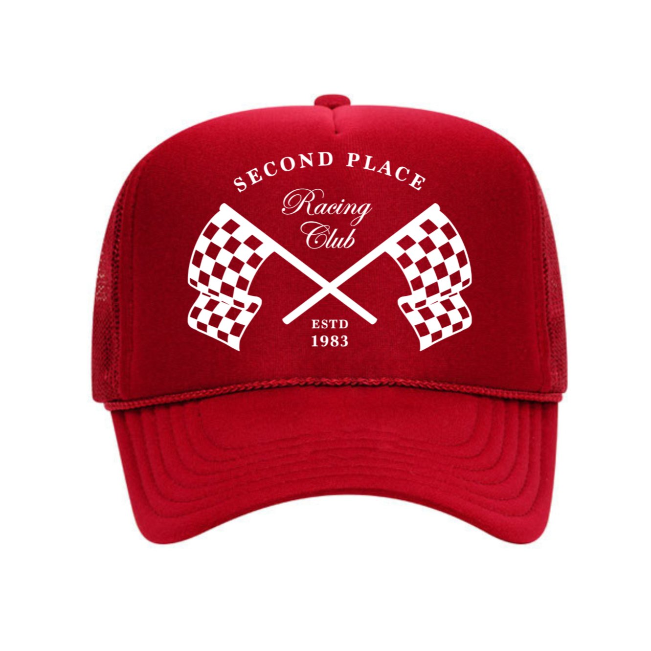 Second Place Racing Trucker Hat - Uptown Boutique Ramona