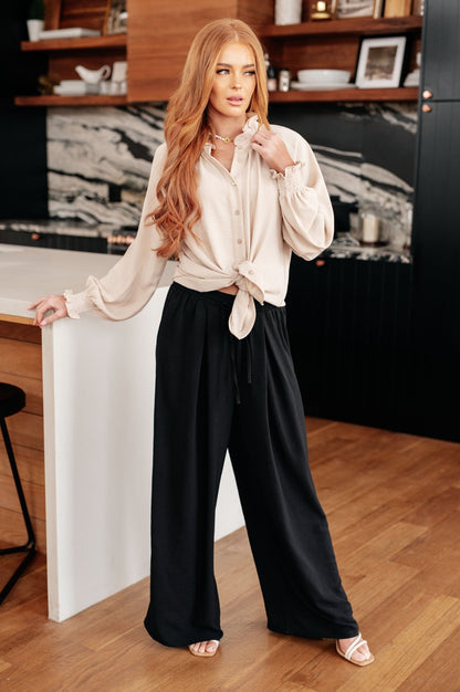 Send it On Wide Leg Pants (Online Exclusive) - Uptown Boutique Ramona