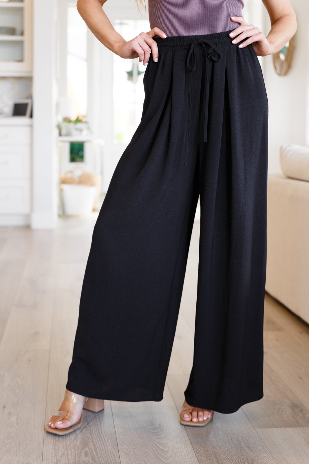 Send it On Wide Leg Pants (Online Exclusive) - Uptown Boutique Ramona