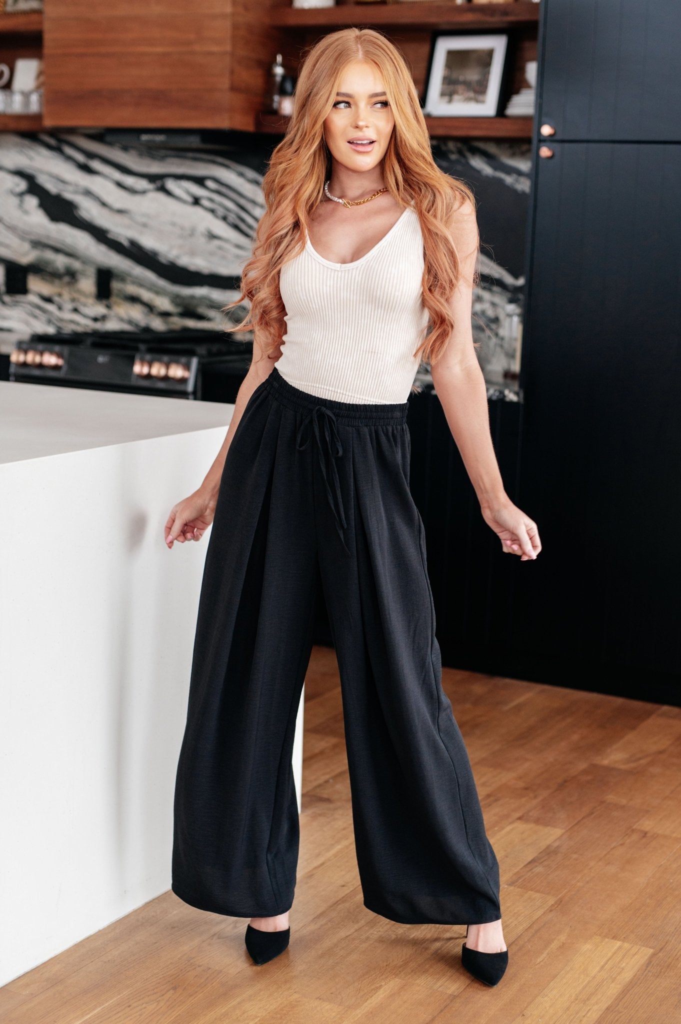 Send it On Wide Leg Pants (Online Exclusive) - Uptown Boutique Ramona