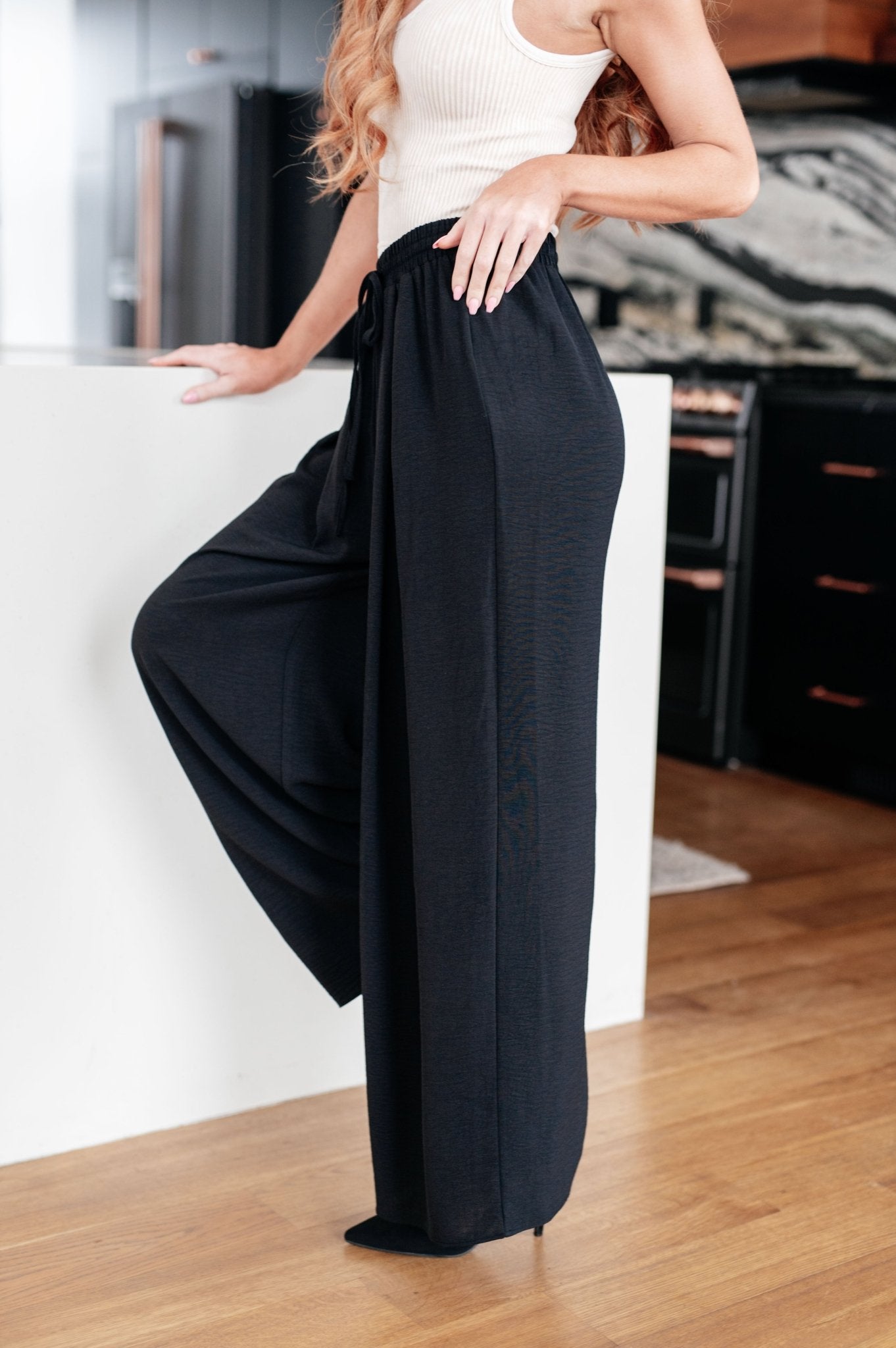 Send it On Wide Leg Pants (Online Exclusive) - Uptown Boutique Ramona