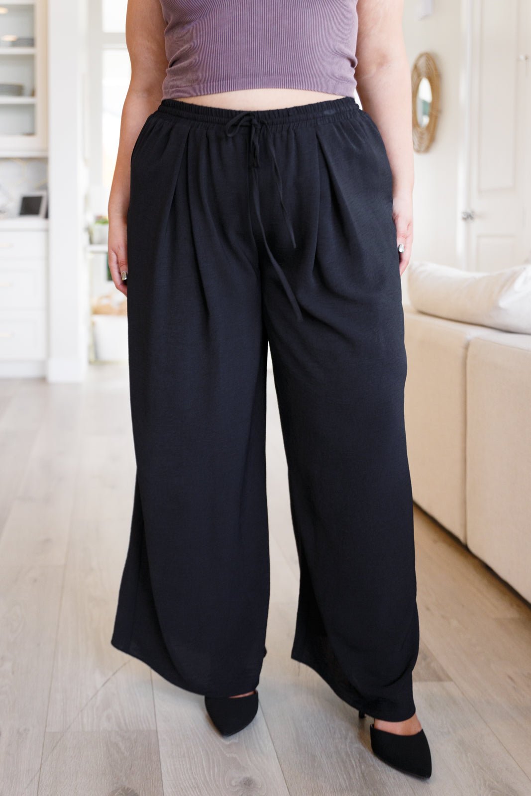 Send it On Wide Leg Pants (Online Exclusive) - Uptown Boutique Ramona