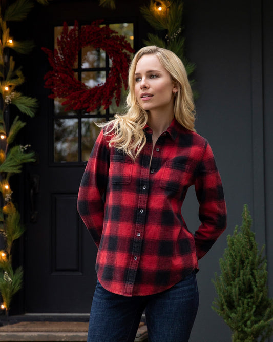 Shaw Vintage Flannel - Uptown Boutique Ramona