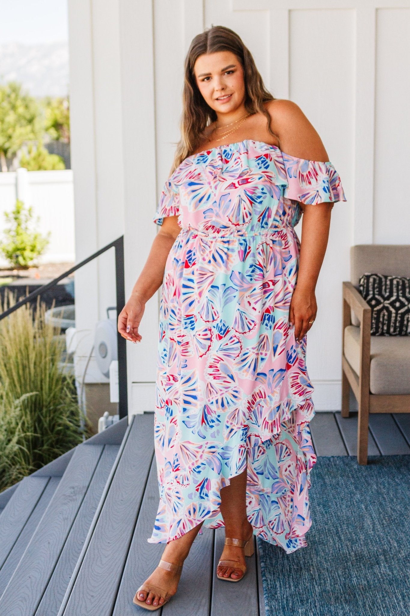 She Sells Sea Shells Maxi Dress (Online Exclusive) - Uptown Boutique Ramona