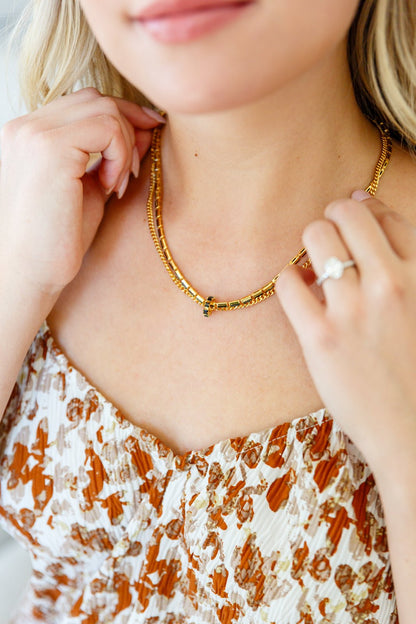 She's Got A Dark Streak Necklace (Online Exclusive) - Uptown Boutique Ramona