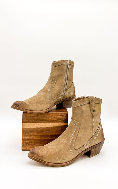 Smithy Suede Ankle Boot in Tan (Online Exclusive)