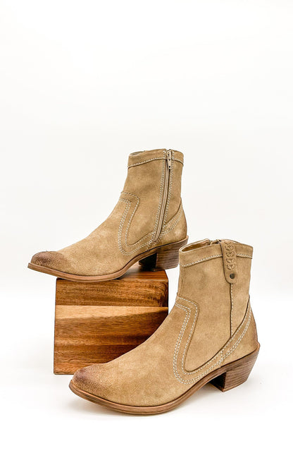 Smithy Suede Ankle Boot in Tan (Online Exclusive)