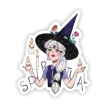 "Spiritual" witch sticker - Uptown Boutique Ramona