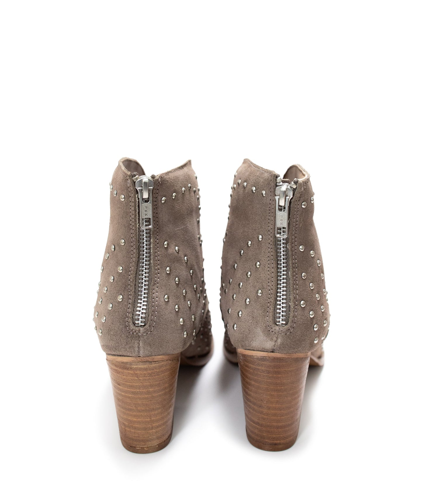 Twilight Studded Heeled Ankle Boot in Taupe (Online Exclusive)