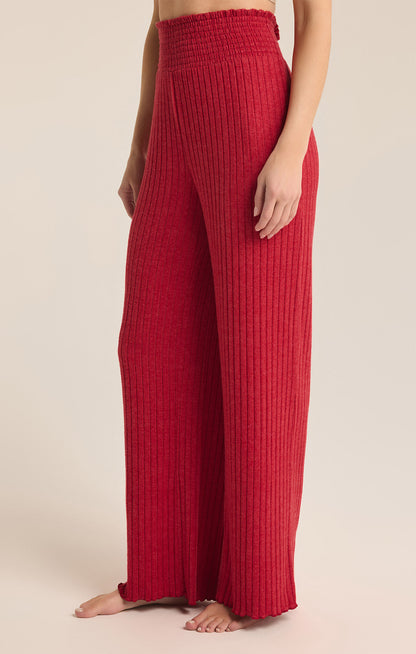 DAWN SMOCKED RIB PANT