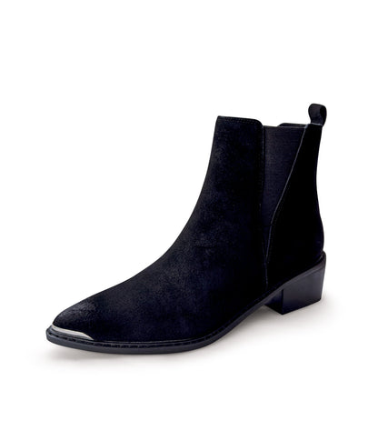 Wylie Suede Ankle Boot in Black (Online Exclusive)