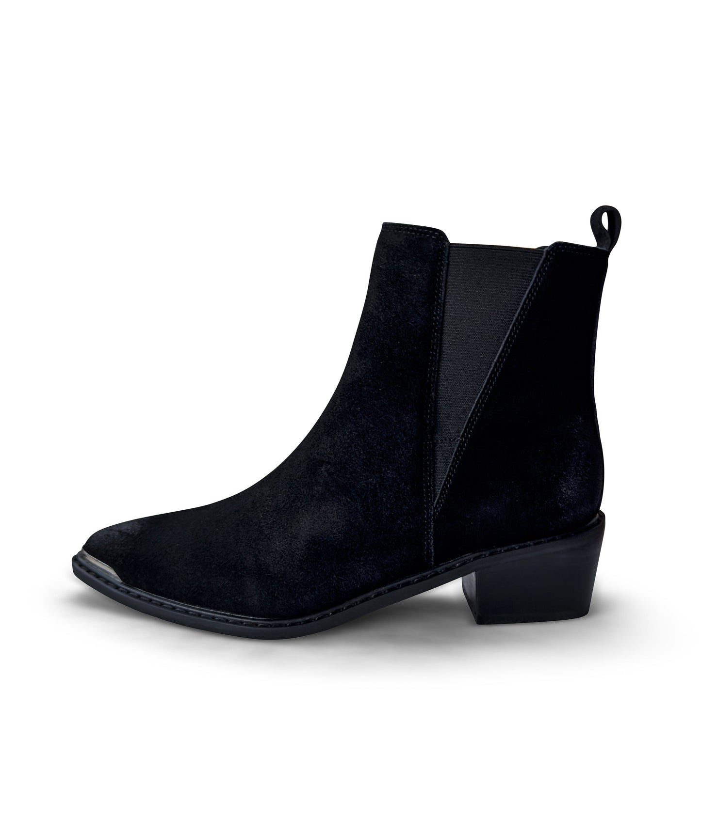 Wylie Suede Ankle Boot in Black (Online Exclusive)