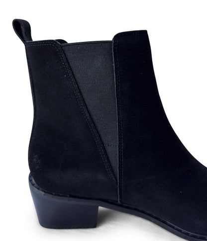 Wylie Suede Ankle Boot in Black (Online Exclusive)