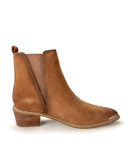 Wylie Suede Ankle Boot in Tan (Online Exclusive)