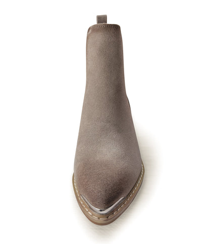 Wylie Suede Ankle Boot in Taupe (Online Exclusive)