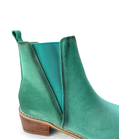 Wylie Suede Ankle Boot in Teal (Online Exclusive)