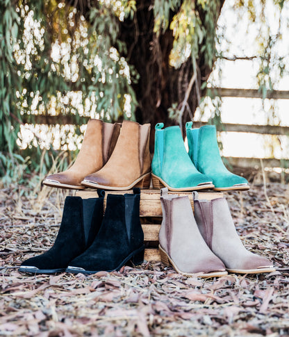 Wylie Suede Ankle Boot in Tan (Online Exclusive)