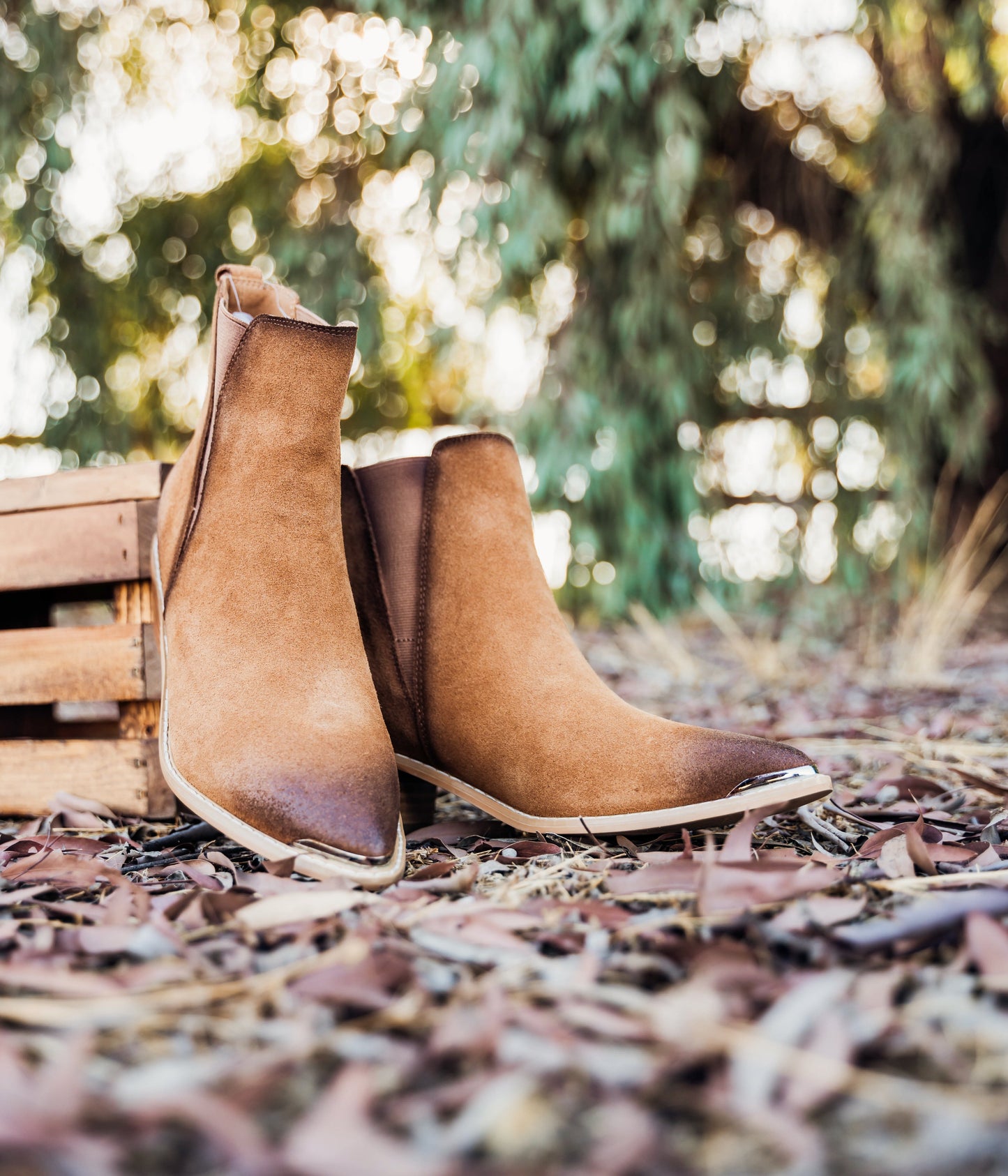 Wylie Suede Ankle Boot in Tan (Online Exclusive)