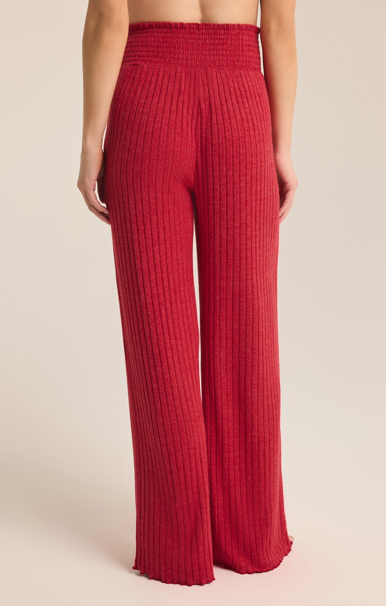 DAWN SMOCKED RIB PANT