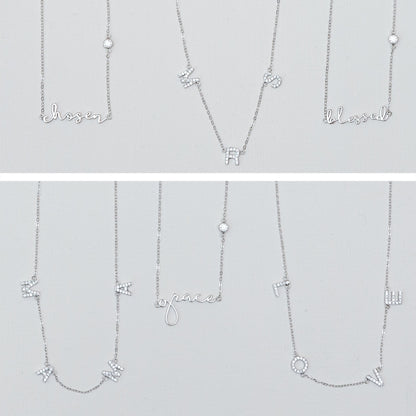 Luxe Identity Necklaces - Silver