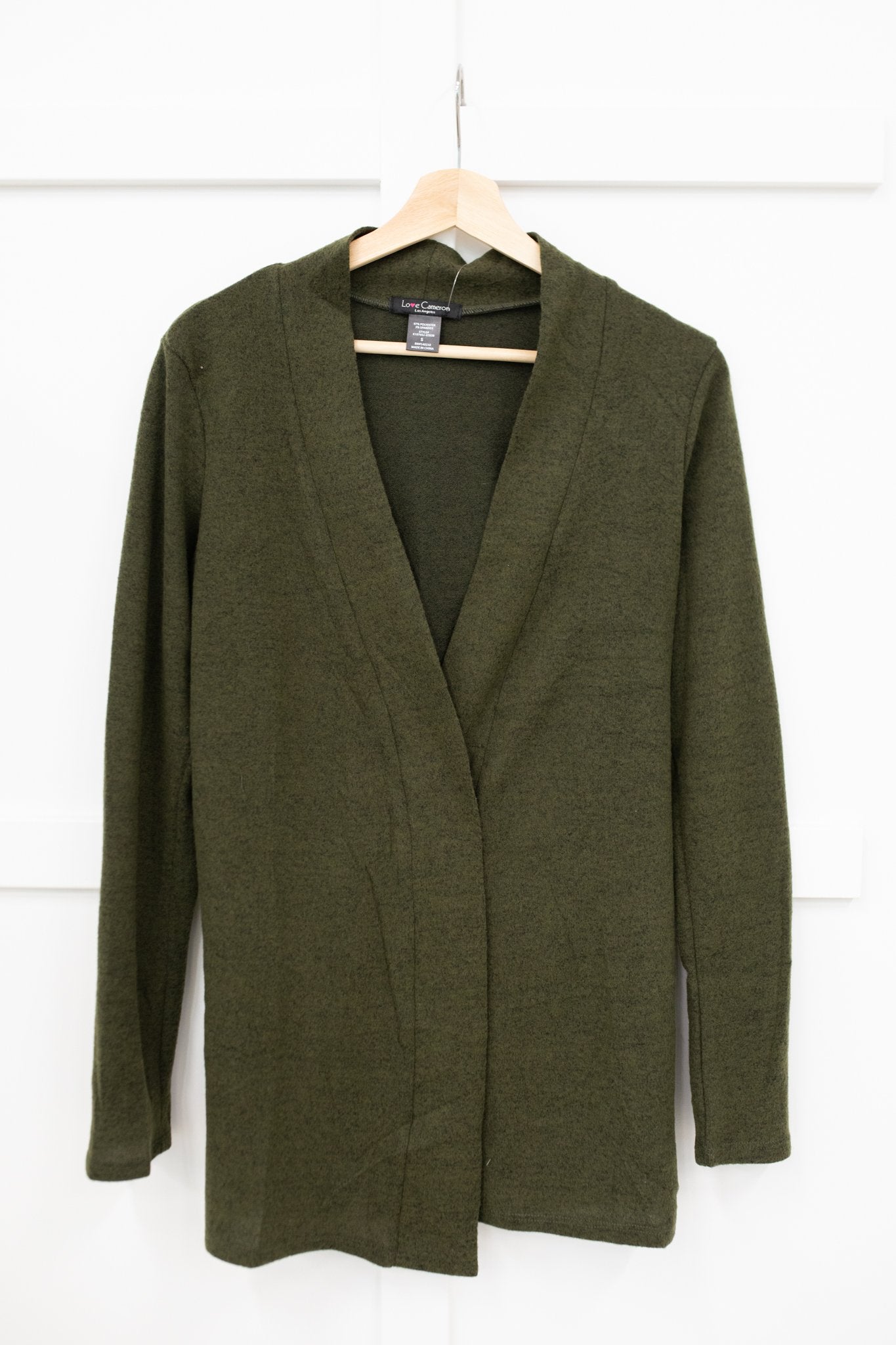 Sienna Sweater knit Cardigan In Olive (Online Exclusive)