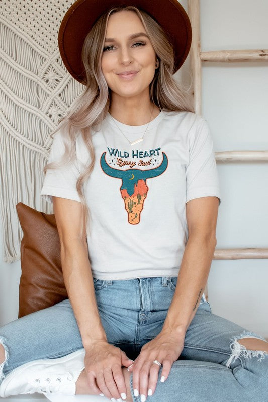 Camiseta con gráfico Wild Heart Gypsy Soul (exclusivo en línea)