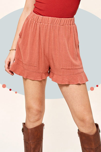 Shorts de lino Dahlia (exclusivo en línea)
