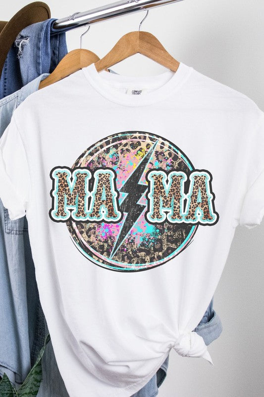 Mama Leopard Lightning Oversized Graphic Tee (Online Exclusive)